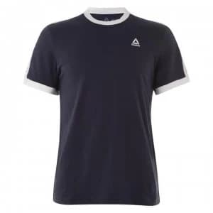Reebok Ringer Graphic T Shirt Mens - Heritage Navy