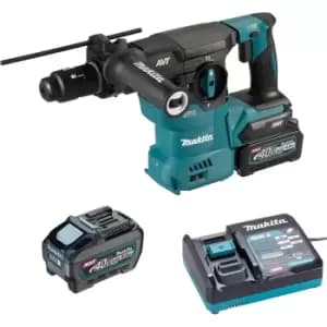 Makita HR009G 40v Max XGT Cordless SDS Plus Rotary Hammer Drill 2 x 5ah Li-ion Charger Case