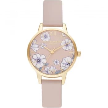 Ladies Olivia Burton Eco Candy Pink & Gold Watch