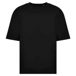 Awdis Unisex Adult 100 Oversized T-Shirt (S) (Deep Black)