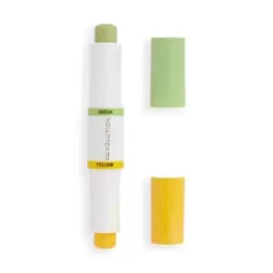 Makeup Revolution Colour Correcting Stick Yellow & Green