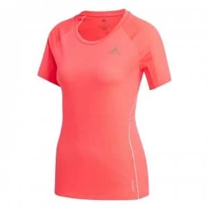 adidas Womens Primegreen Adi Runner T-Shirt - Signal Pink