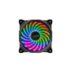Akasa Vegas X7 12cm RGB Case Fan, Anti-Vibration, Fluid-Dynamic Bearing, Aura Sync Compatible