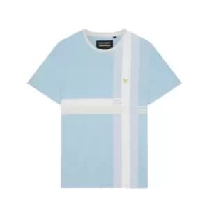 Lyle and Scott Lyle and Scott Print T-Shirt Mens - Blue
