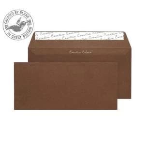 Creative Colour Wallet PS Milk Chocolate 120gsm DL 114x229mm Ref