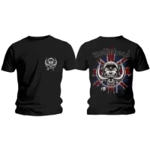 Motorhead - British War Pig & Logo Unisex XX-Large T-Shirt - Black