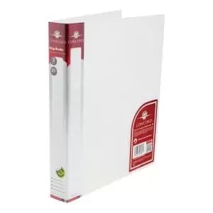 Concord Natural Ring BInder Polypropylene 2 O-Ring 25mm Size A4 Clear