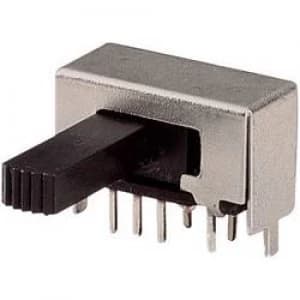 Slide switch 50 Vdc 3 A 2 x OnOnOn