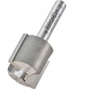 Trend Professional Two Flute Straight Router Cutter 21mm 19mm 1/4"