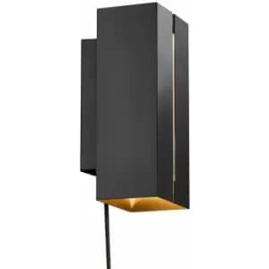 Nordlux Curtiz LED Dimmable Wall Lamp Black, 2700K