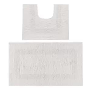 Linens and Lace Bath and Pedestal Set - Cream