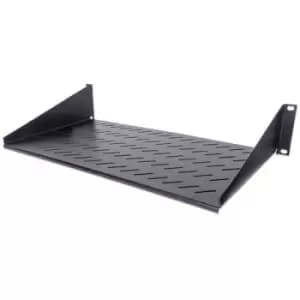 Intellinet 19" Cantilever Shelf 2U 2-Point Front Mount 250mm Depth Max 25kg Black Three Year Warranty