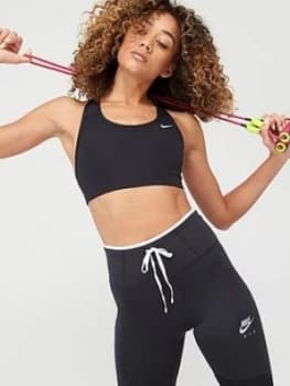 Nike Medium Control Swoosh Bra - Black