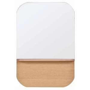 Innova Lund Wall Mirror with 11.5cm Shelf - 40 x 60 cm