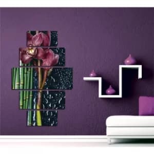 ST032 Multicolor Decorative MDF Painting (5 Pieces)