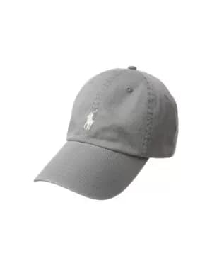 Polo Ralph Lauren Mens Classic Sport Cap - Perfect Grey/White