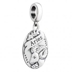 Chamilia Sterling Silver Aries Zodiac Charm
