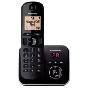 Panasonic KXTG6801EB Digital Cordless Answer Phone with Nuisance Calls Block & Caller ID- Single UK Plug