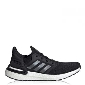 adidas Ultraboost 20 Mens Running Shoes - Black/White