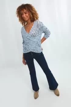 Knitted Wrap Sweater
