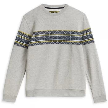 Ted Baker Kinfish Panel Sweatshirt - GREY-MARL