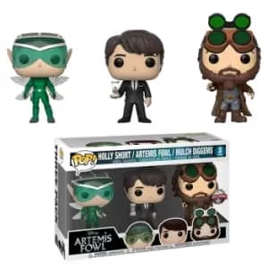 Disney Artemis Fowl Holly, Artemis and Mulch EXC Funko Pop! Vinyl 3 Pack