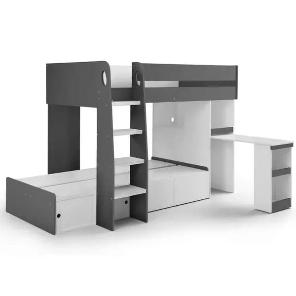 Julian Bowen Eclipse Bunk - Charcoal & White ECL103