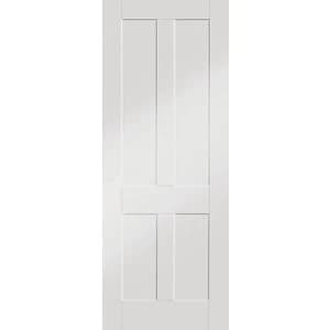 XL Joinery Victorian/Malton White Softwood 4 Panel Internal Door - 1981mm x 838mm