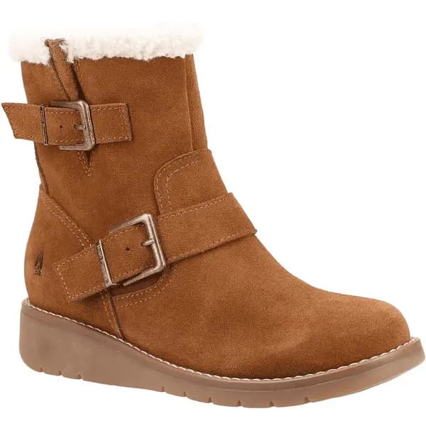 Hush Puppies Womens Lexie Warm Lined Zip Ankle Boots - UK 7