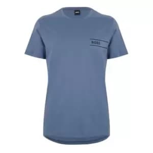 Boss Logo Crew T-Shirt - Blue