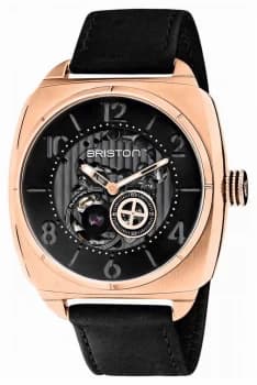 Briston Streamliner Skeleton Auto Rose Gold IP Black Watch