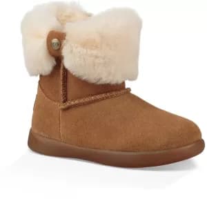 UGG Toddlers Ramona Fluff Top Sheepskin Boots - Chestnut - UK 11 Toddler
