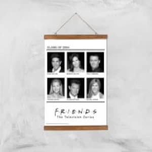 Friends Class Of 2004 Giclee Art Print - A3 - Wooden Hanger