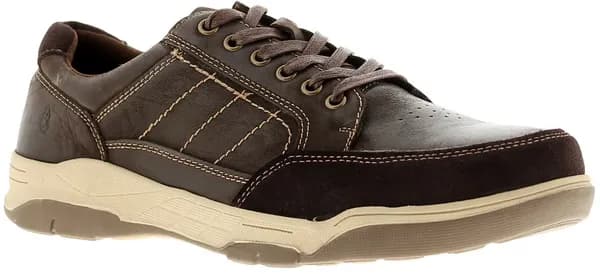 Hush Puppies Mens Finley Wide Fit Shoes Trainers - UK 11 Brown male PS3321COF11