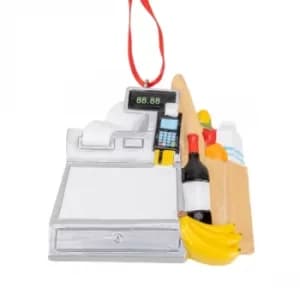 Personalisable Check Out Operator Ornament