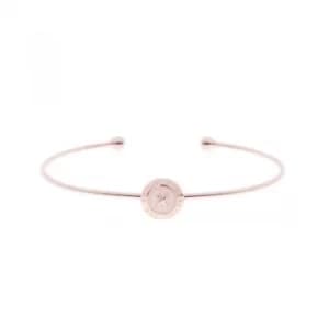 Ted Baker Ladies Rose Gold Plated Elvas Enamel Mini Button UItrafine Cuff
