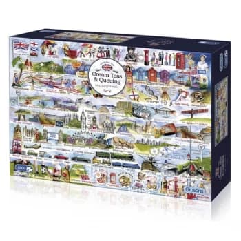 Cream Teas & Queuing Jigsaw Puzzle - 1000 Pieces