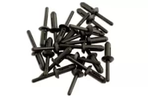 Laser Tools 3484 Rivets - Plastic 6.6mm x 17.2mm 20pc