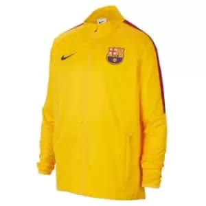 Nike FC Barcelona Academy AWF Tracksuit Jacket 2022/2023 Junior Boys - Yellow