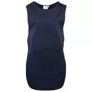 Premier Ladies/Womens Long Length Pocket Tabard / Workwear (Pack of 2) (L) (Navy)