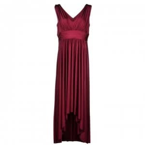 Biba Dip Hem Maxi Dress Womens - Berry