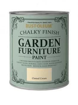 Rust-Oleum Garden Furniture Paint Clotted Cream 750Ml
