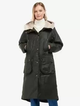 Barbour Gunnister Wax - Green, Size 10, Women