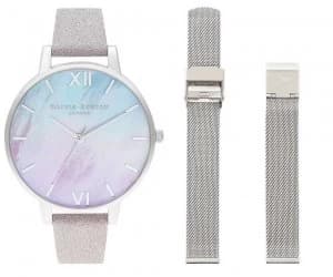 Olivia Burton Ombre Mother Of Pearl Dial Set OBGSET143 Watch