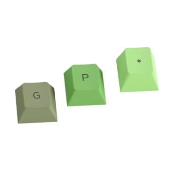 Glorious PC Gaming Race GPBT Keycaps - 114 PBT Keycaps ANSI US-Layout Olive (GLO-KC-GPBT-O)