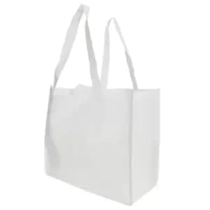 Shugon Lyon Non-Woven Shopper Bag - 23 Litres (One Size) (White)