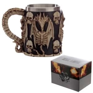 Skulls and Dragon Bones Tankard - Decorative Only
