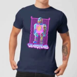 Rick and Morty Gearhead Mens T-Shirt - Navy - L