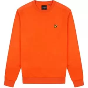 Lyle and Scott Lyle and Scott Ripstop Panel Sweater Mens - Orange