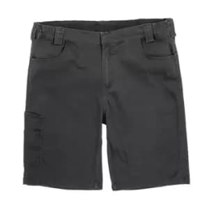 Result Mens Workguard Slim Chino Shorts (3XL) (Black)